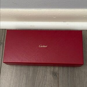 Cartier jewelry box for bracelet empty